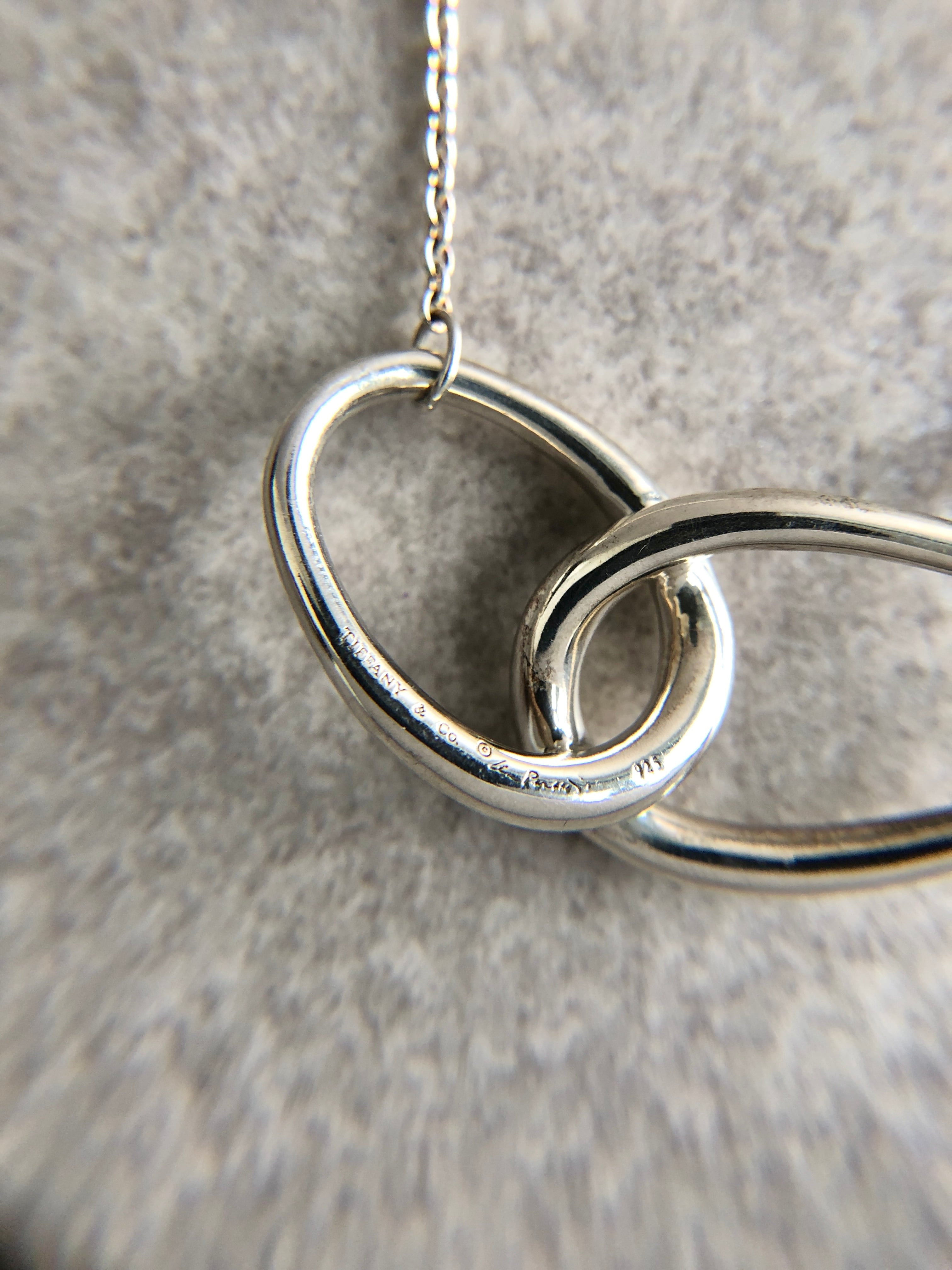 Tiffany & Co. ティファニー ネックレス シルバー ダブルループ 925
