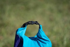 マルチポーチ Journey pouch パープル×ターコイズブルー