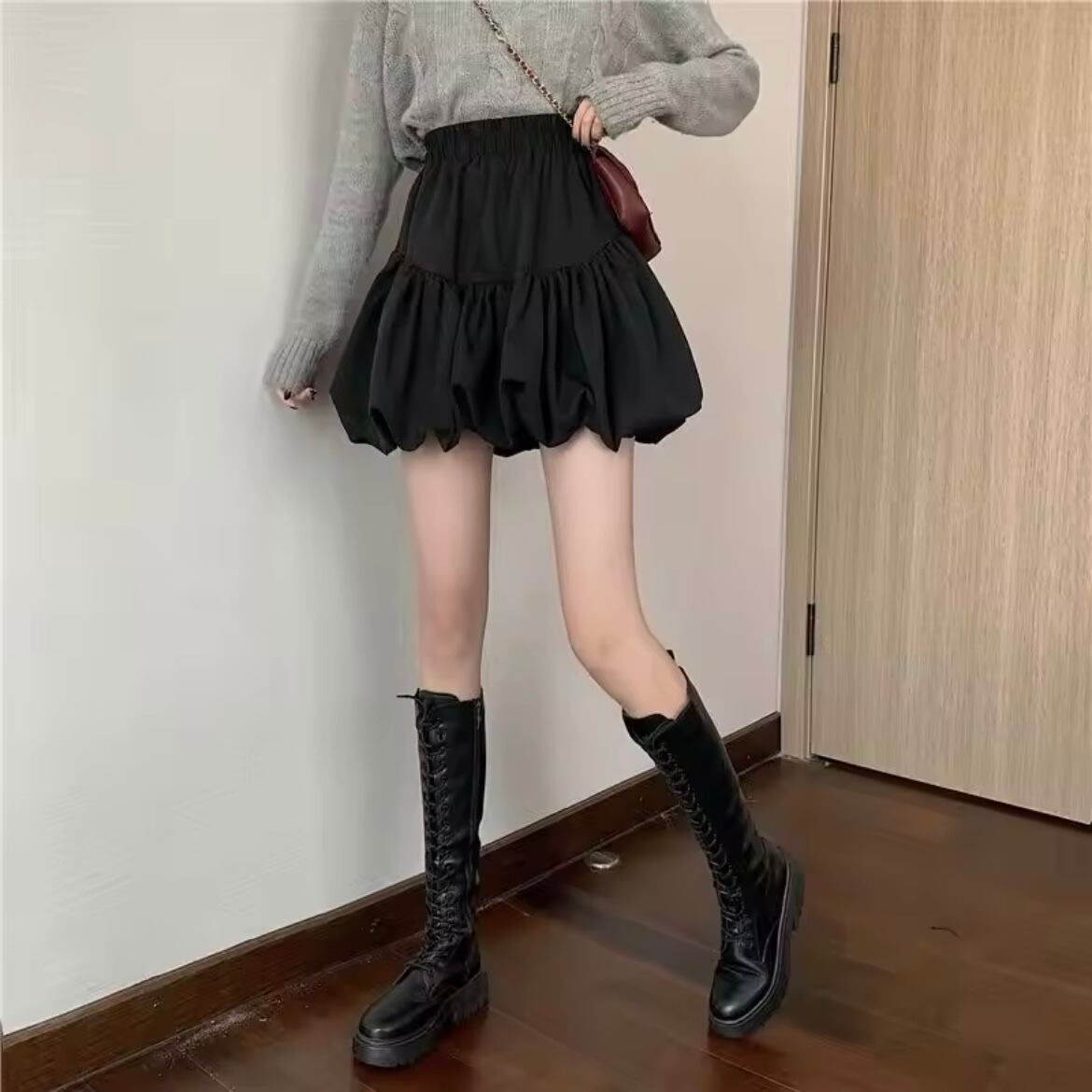 ガーリーバルーンミニスカート