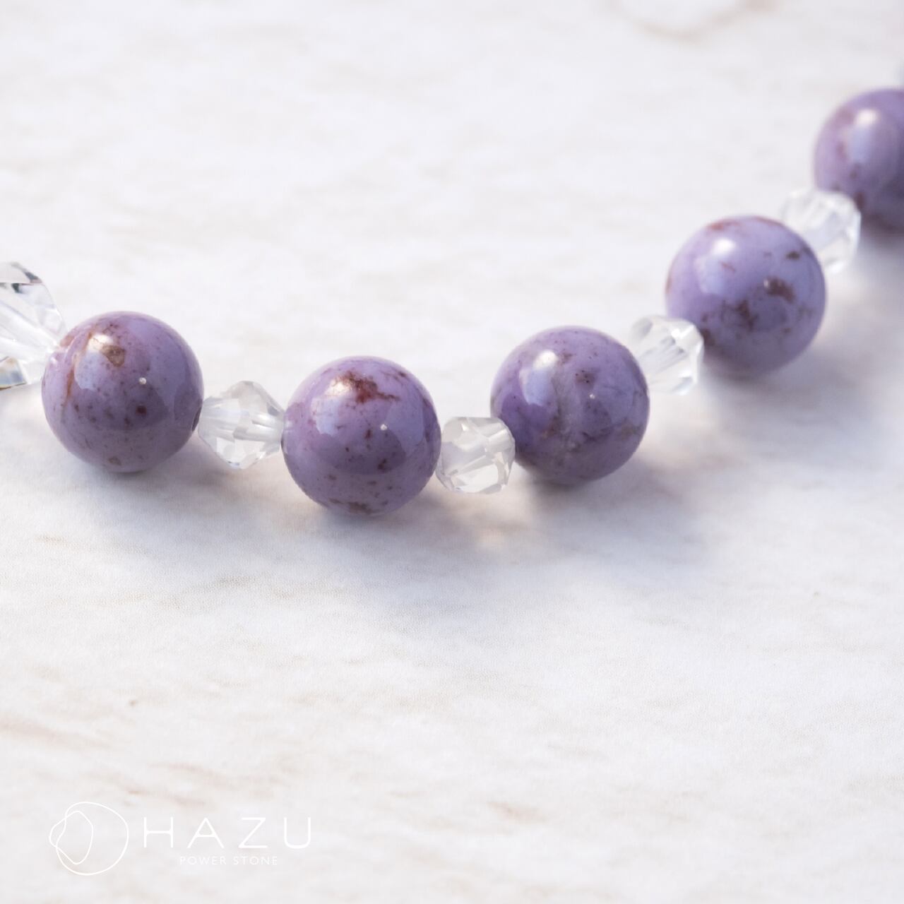 美品❣️天然A貨翡翠　贅沢、【万事満円】ラベンダー如意頭＆氷紫ビーズブレスレット 美品❣️天然A貨翡翠 贅沢、【万事満円】ラベンダー如意頭＆氷