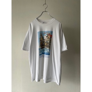 animal design print T-shirt