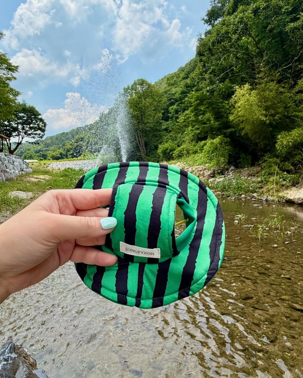 予約【songpyeon】UV Watermelon Hat