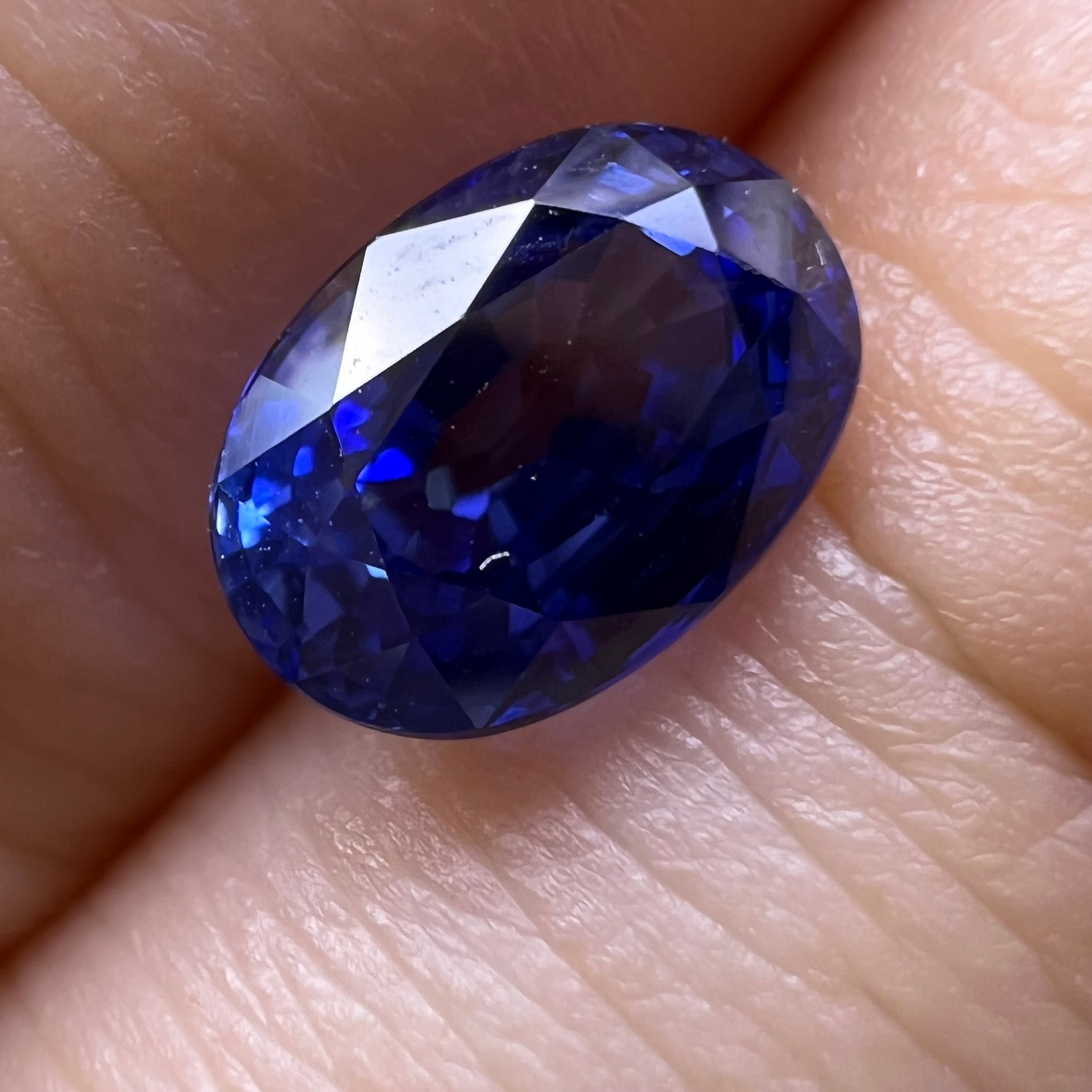 日独ソ】サファイア 1.747ct 7.89mm×5.49mm×4.45mm オーバルファセット 日独ソ】サファイア 1.747ct 7.89mm×5.49mm×4.45mm オーバルファセット
