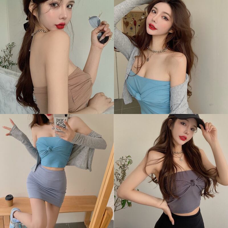 サマートップス ショートレッドハイウェストウェストスカート レディース 夏物 ドラファッションホール74395413442