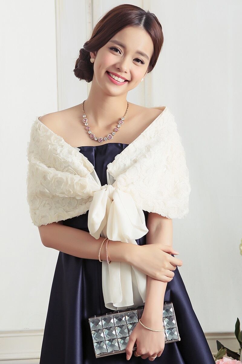 即日配送 送料無料 パーティードレス 上品 シフォン 花柄レース ボレロ カーディガン ショール ストールオシャレ ストール ボレロ カーディガン 肩掛け セクシー シースルー 着痩せ 羽織物 ショール ストール パーティードレス 結婚式 披露宴 発表会 レディース ママ