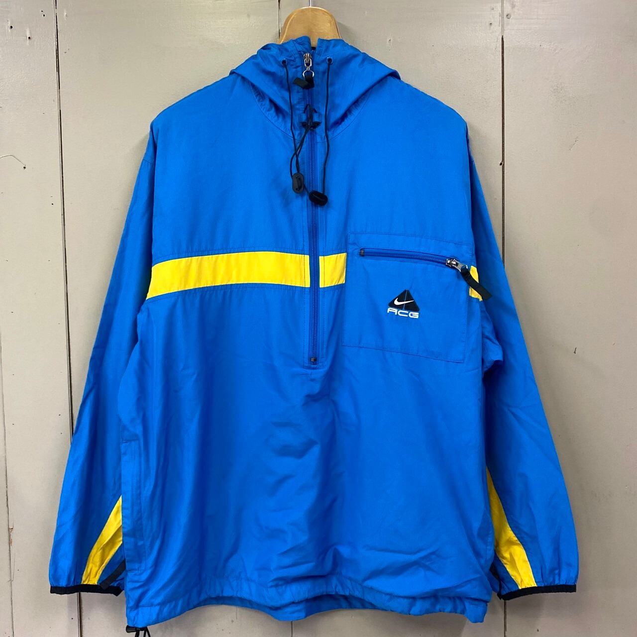 90年代 90s NIKE ナイキ ACG ハーフジップパーカー メンズS 古着 