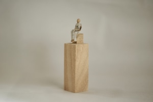 (136)wood figure-mini台付_076