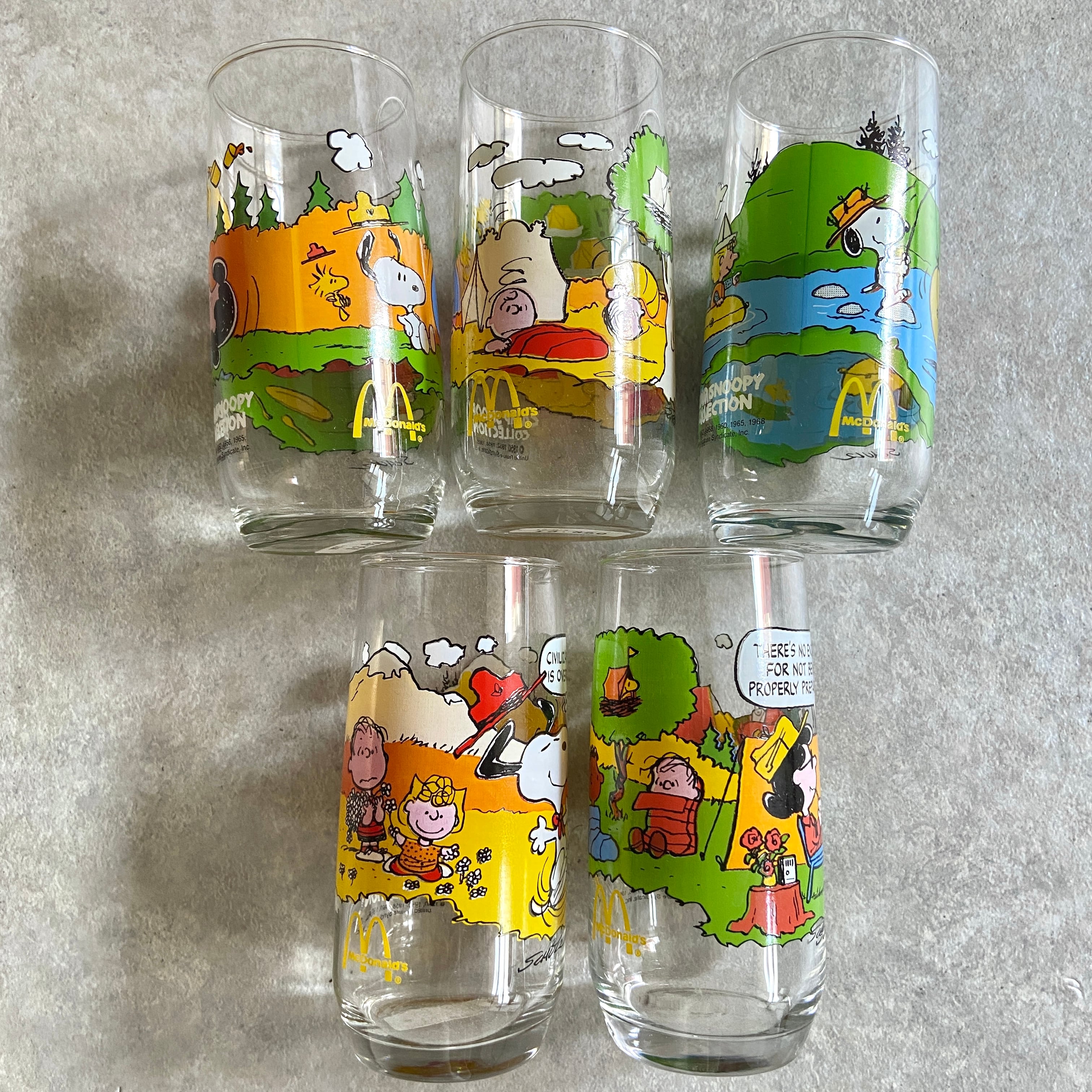 ©1983 McDonald Snoopy Camp Snoopy Collection Cup Set