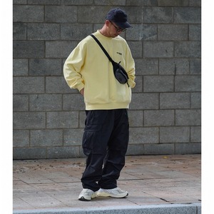 Minimal logo oversized sweat 1063