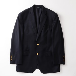 【極美品】BROOKS BROTHERS SAXXON Navy blazer size39 Made in USA mint condition／ブルックス ブラザーズ サクソン ウール生地 紺ブレ ネイビー ジャケット サイズ39  定価約15万 USA製