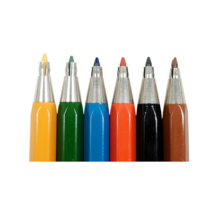 コヒノール KOH-I-NOOR ダイヤモンド ドローイングペンシル 2.0mm 6色