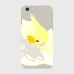 iPhoneケース もふもふオカメインコ パステルフェイスシナモンパールパイド【各機種対応】