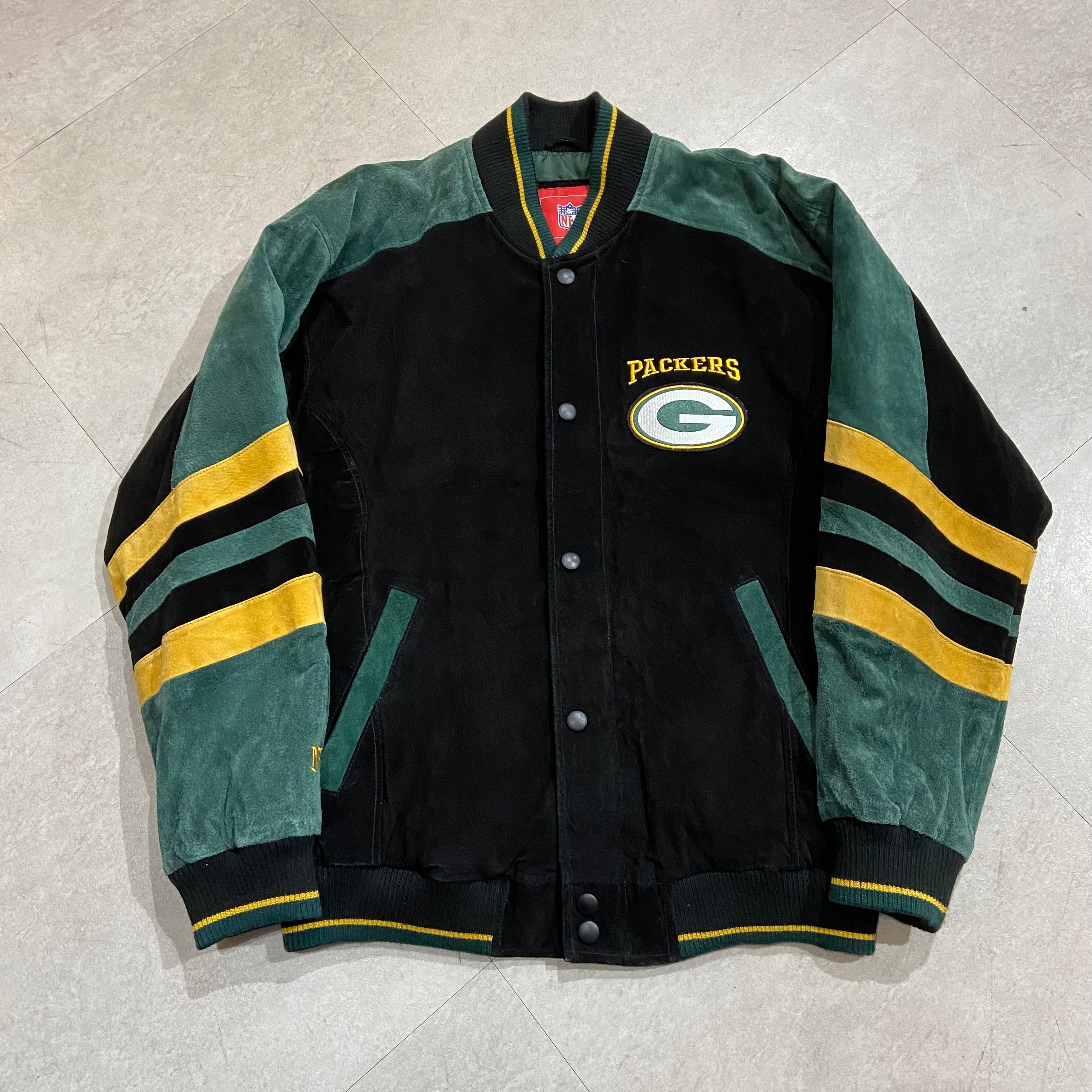 size:L【 グリーンベイ・パッカーズ 】Green Bay Packers レザー