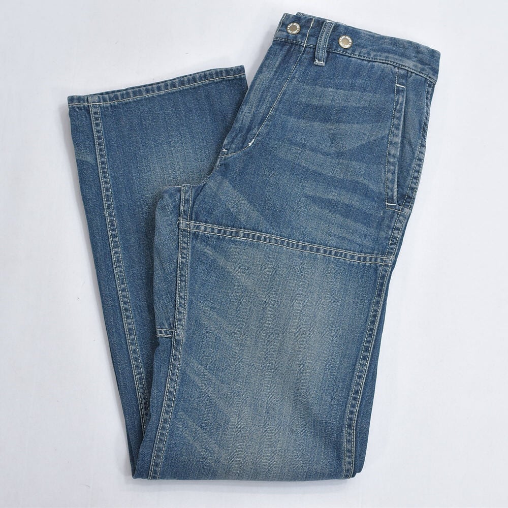 00s GAP ギャップ デニムパンツ ヴィンテージ ブルー ヘリンボーン
