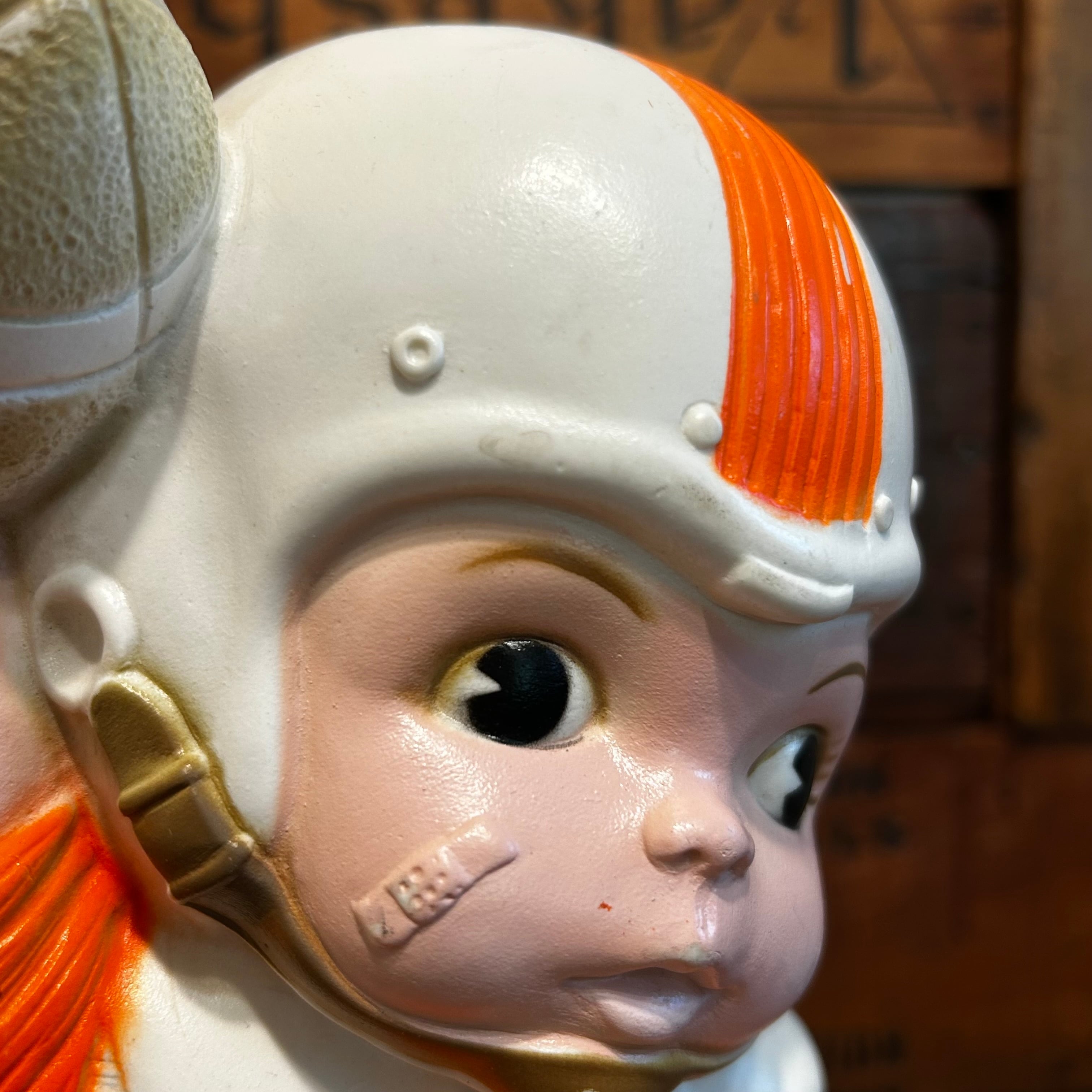 アメフト 貯金箱 コインバンク 1974年 Russ Berrie & Co D-322 | CANDY