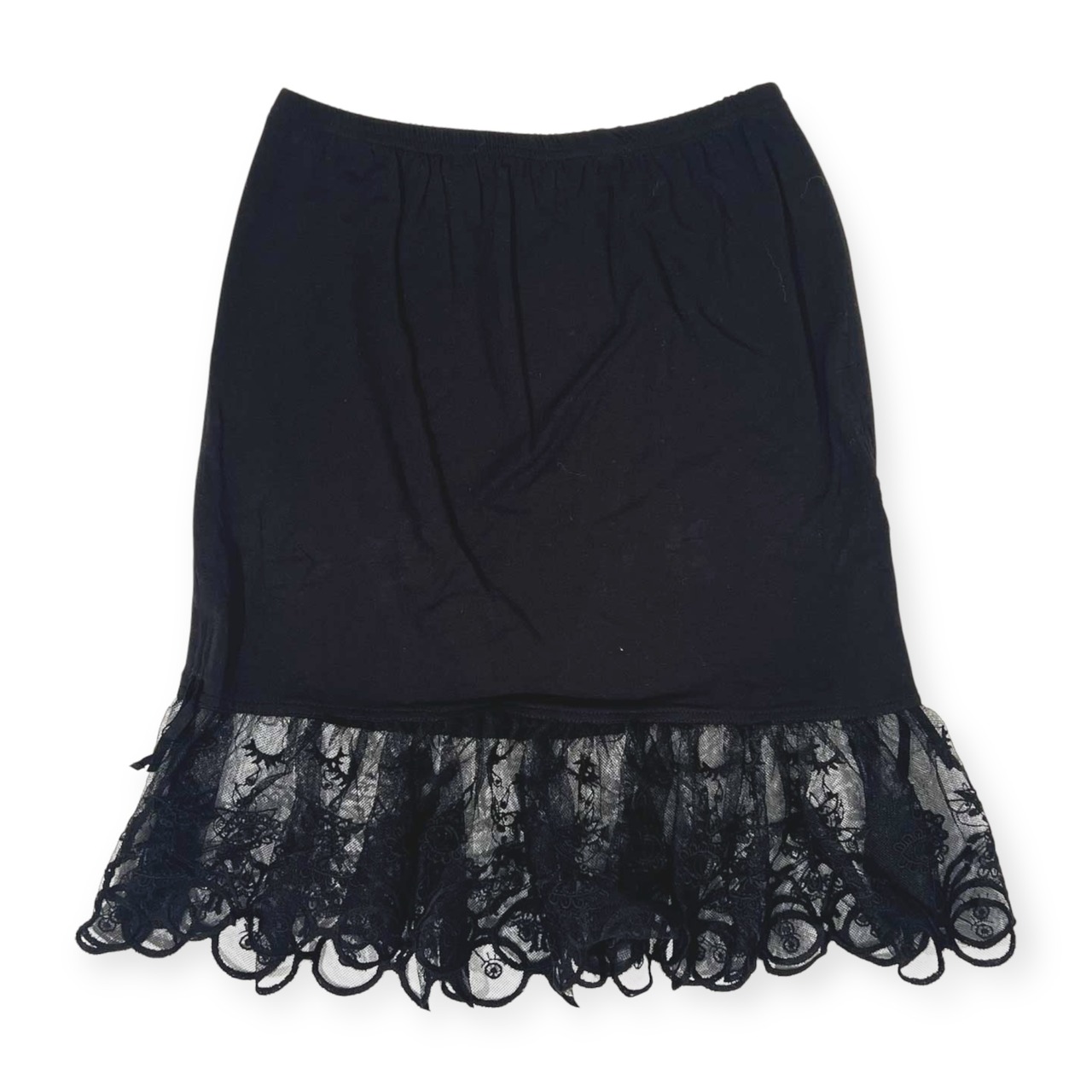 OLLEBOREBLA  アルベロベロ オレボレブラ 裾レース インナースカート ペチコート /黒 ブラック/