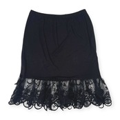 OLLEBOREBLA アルベロベロ オレボレブラ 裾レース インナースカート ペチコート /黒 ブラック/