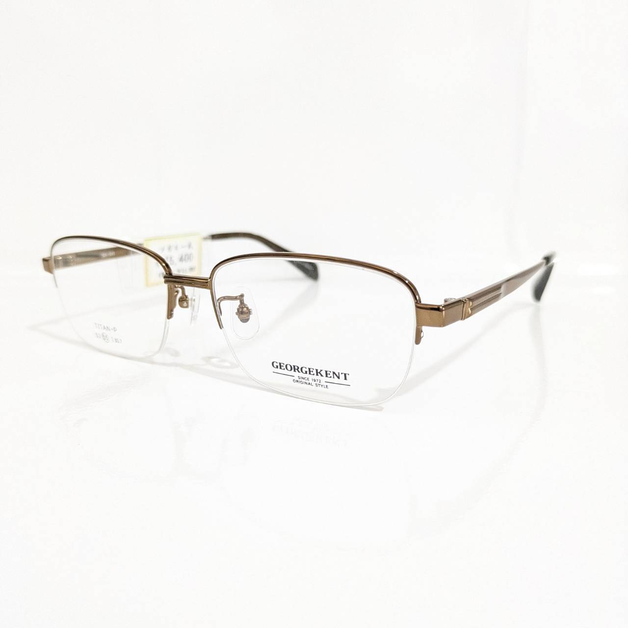 【GEORGEKENT】スクエアナイロールフレーム アンティークゴールド