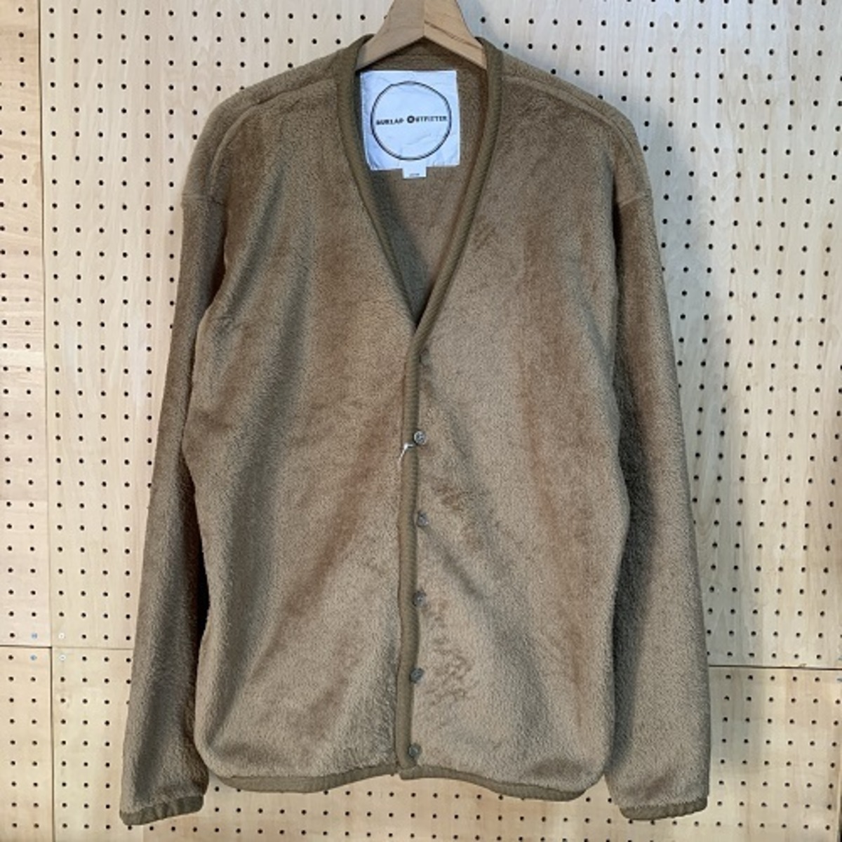 BURLAP OUTFITTER SOLID FLEECE CARDIGAN バーラップアウトフィッター 