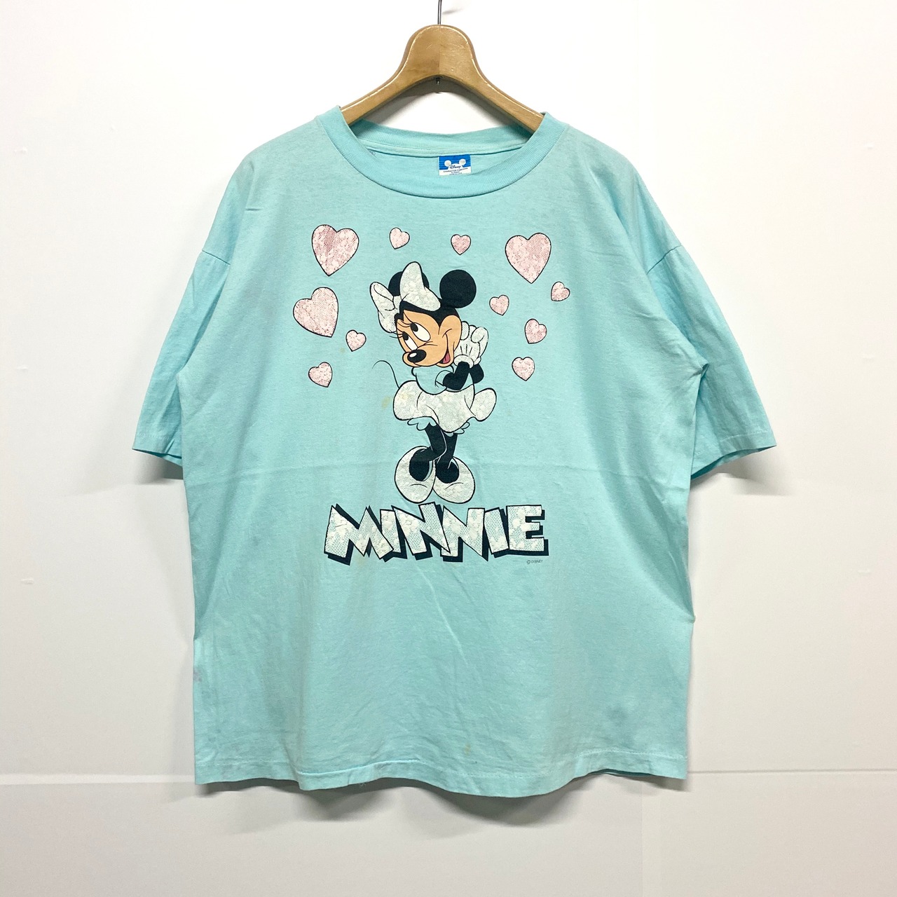 80年代 Disney ディズニー Minnie ミニーマウス プリントTシャツ 