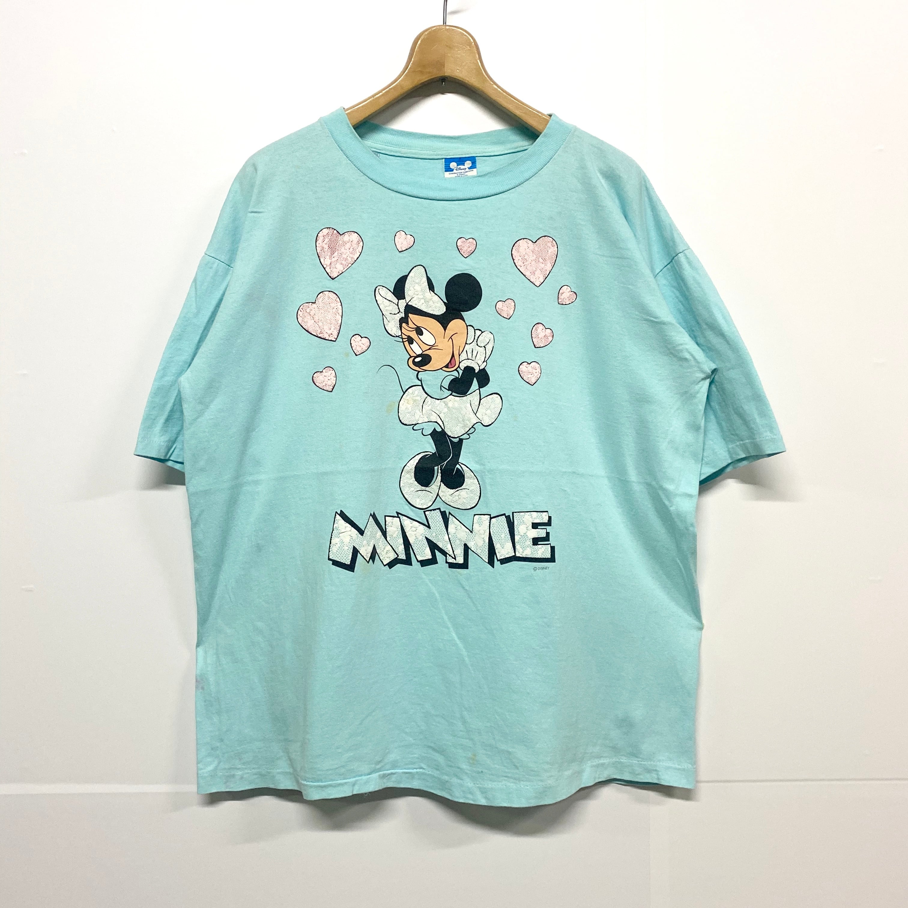 80年代 Disney ディズニー Minnie ミニーマウス プリントtシャツ ヴィンテージ メンズxl 古着 Tシャツ Al Cave 古着屋 公式 古着通販サイト