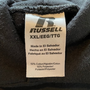 【Russell】刺繍ロゴ スウェットパーカー プルオーバー  オーバーサイズ XXL ラッセル US古着