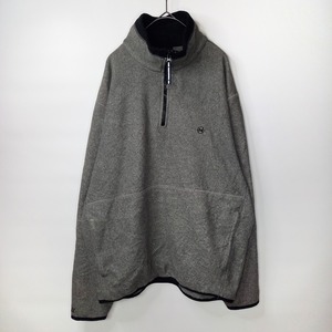 00s　ノーティカ　スタンドカラー　ハーフジップ　フリース　プルオーバー　裏起毛
