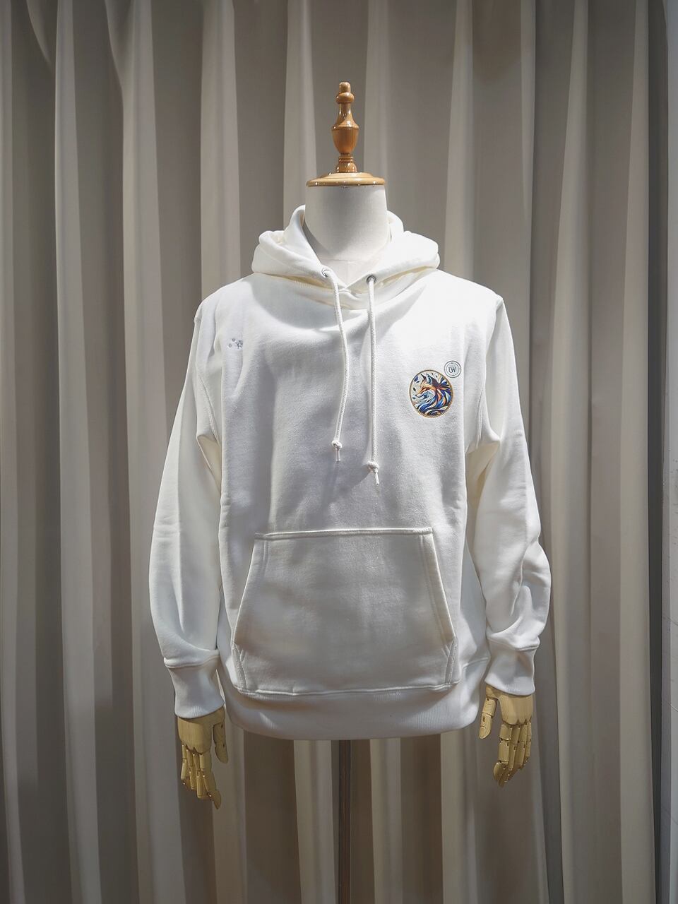 GarageUW COTTON PULLOVER GRAPHIC PARKA (FOX LIKE SILK SCARF)