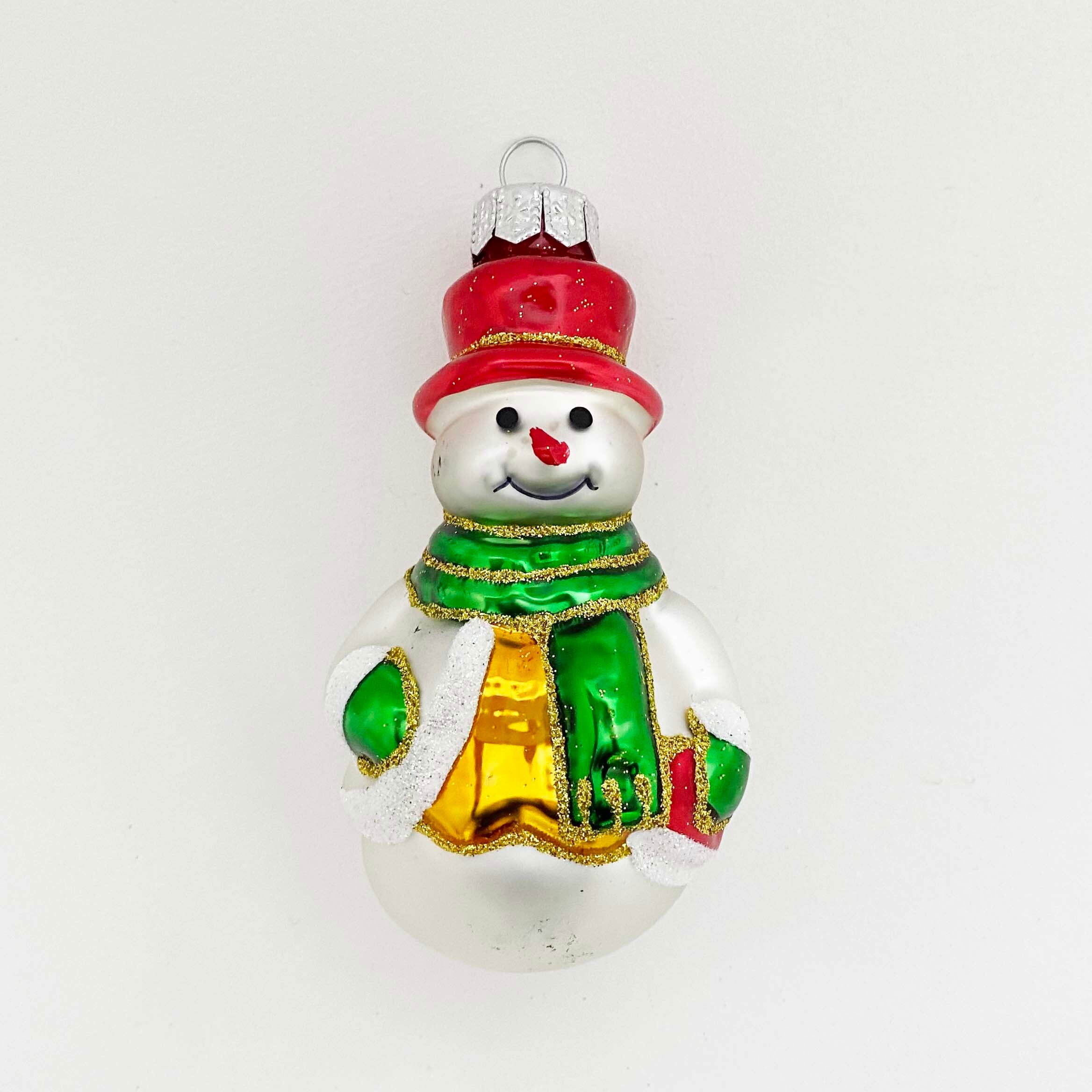 ウクライナ製 ガラスオーナメント（スノーマン）