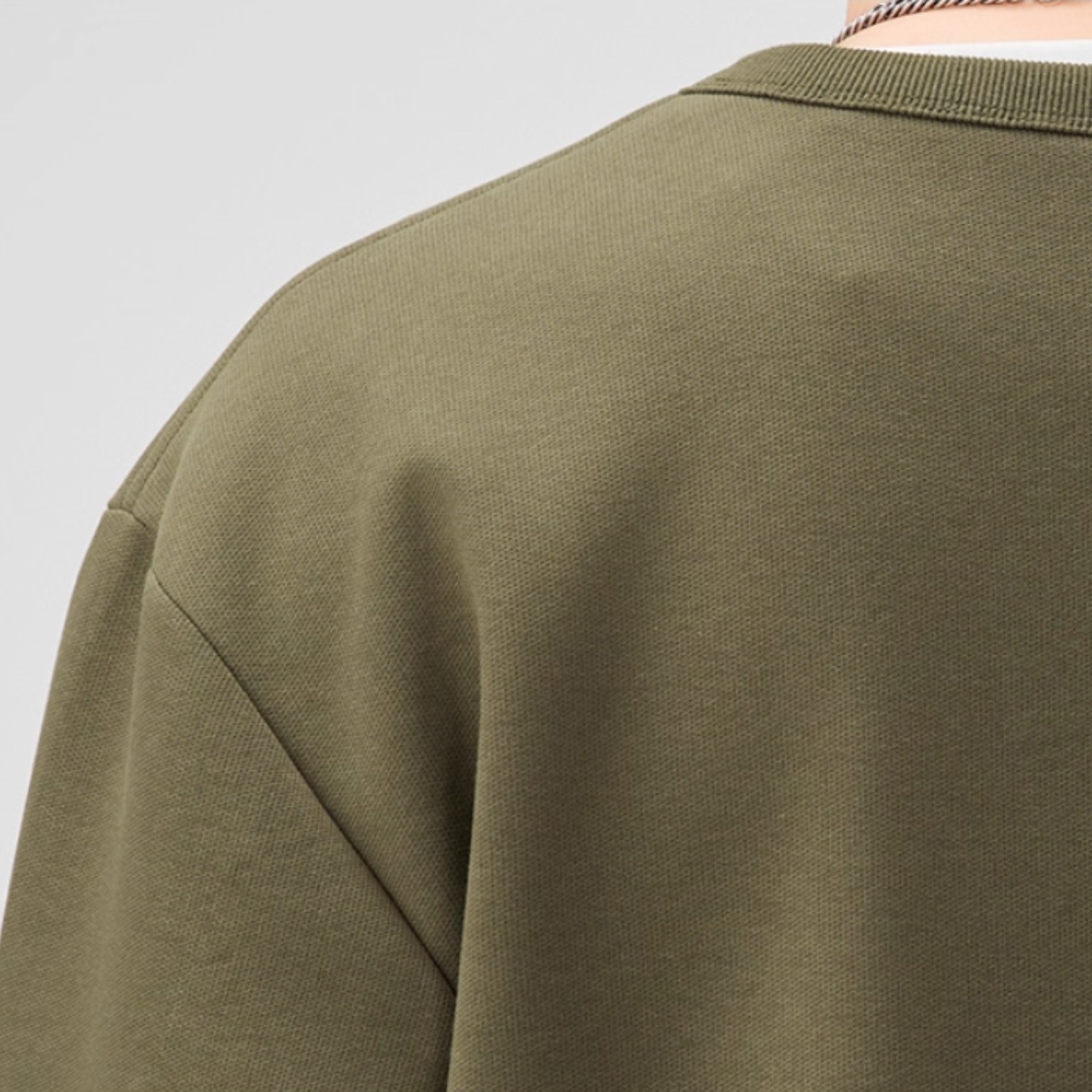 ラウンドネック リブニット af0361