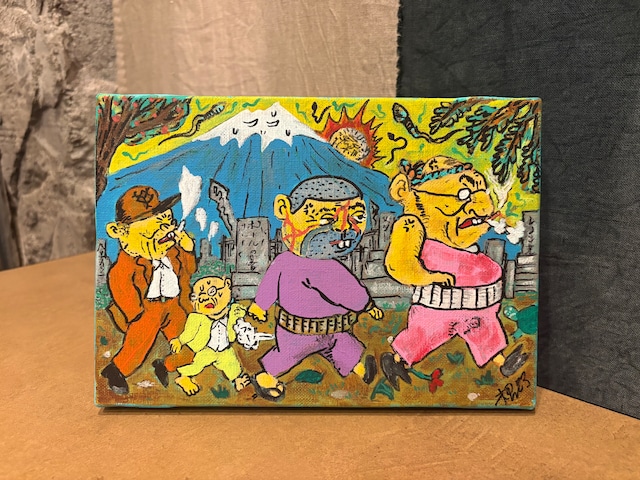 【サムホール絵画】「アビー”墓場”ロードー者」