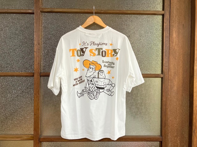 PULL & BEAR OVERSIZE TOY STORY TEE (OFF WAHITE)