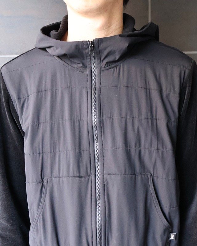 【LANVIN COLLECTION】short length high neck zip up hoodie