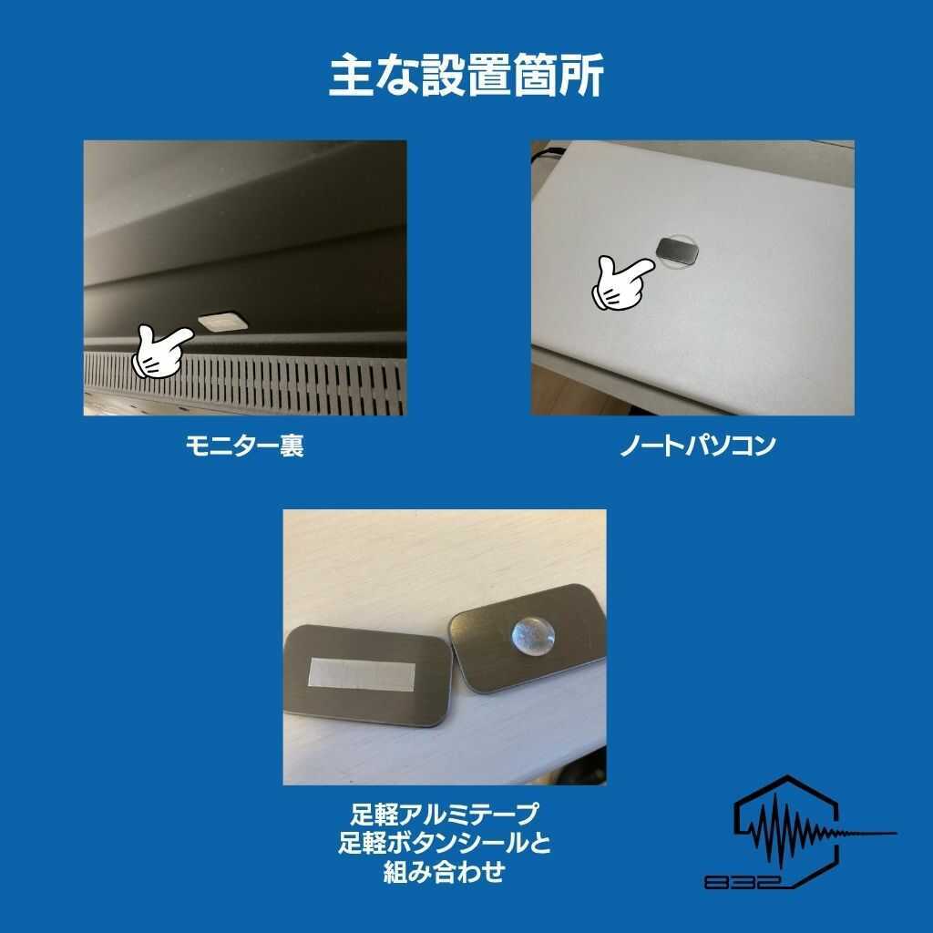 832P【特許出願中】除電制振プレート 4枚入り | 得洗隊（とくせんたい