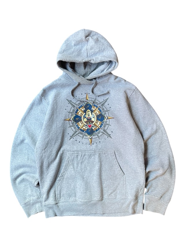 ［Mickey］Disney Cruise Line Mickey Print Hoodie L
