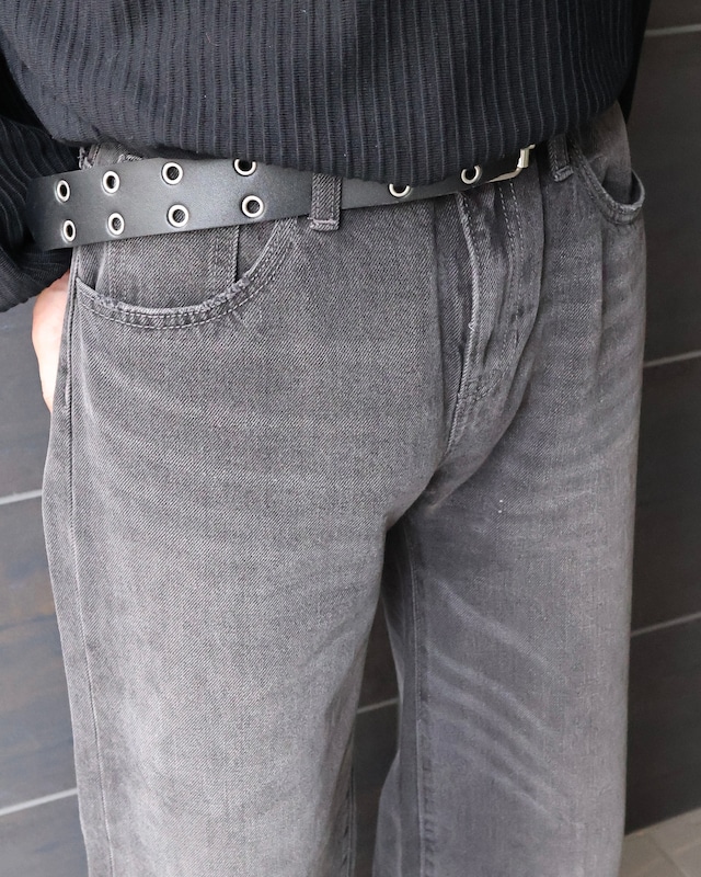9/10 length fade denim pants