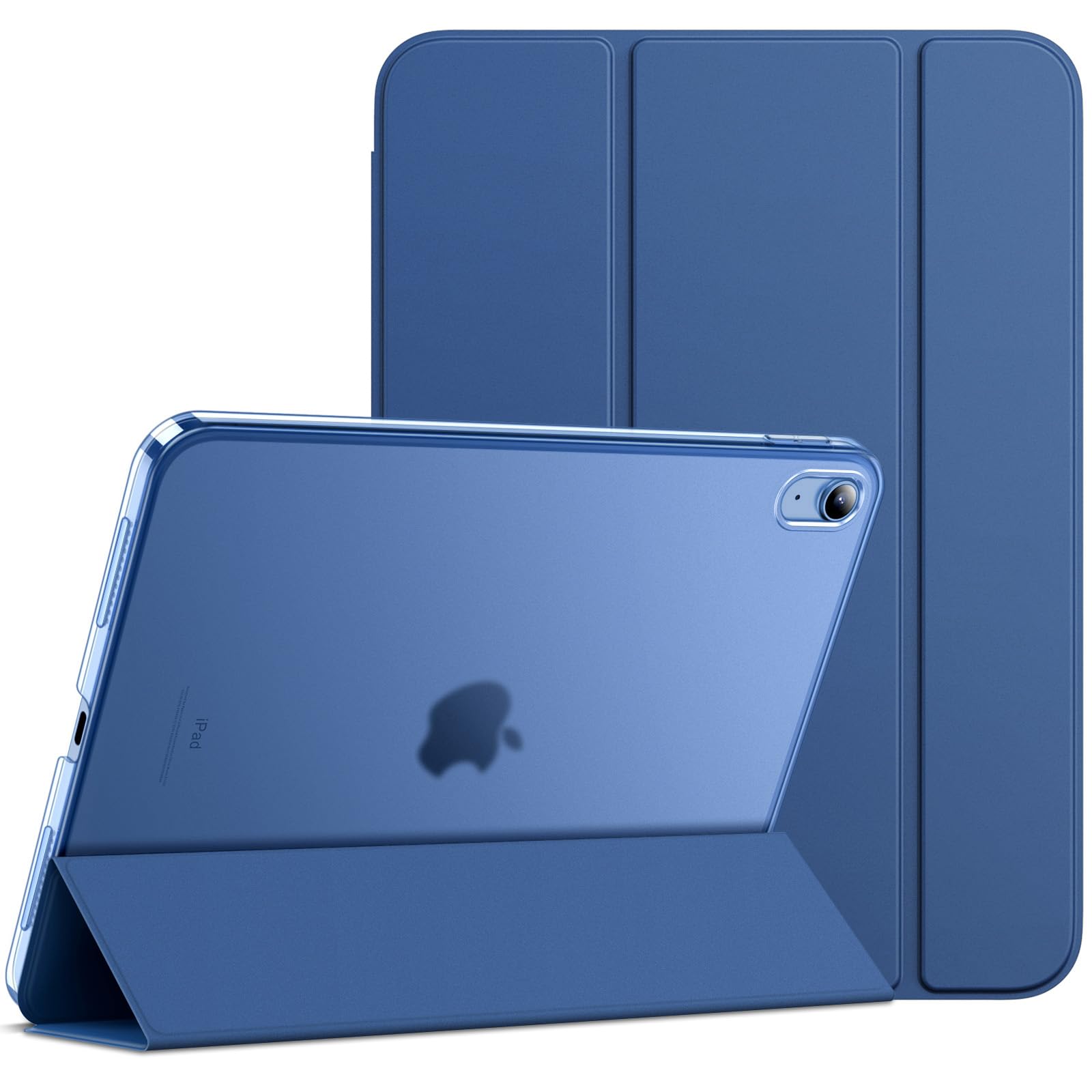 JETech iPad (A16) 第11/10世代用 ケースカバー (ネイビー)