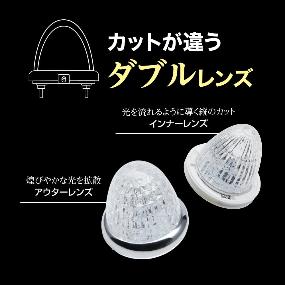 牙龍 マーカーレッド 10個セット売り 牙龍マーカー : トラック用品運び