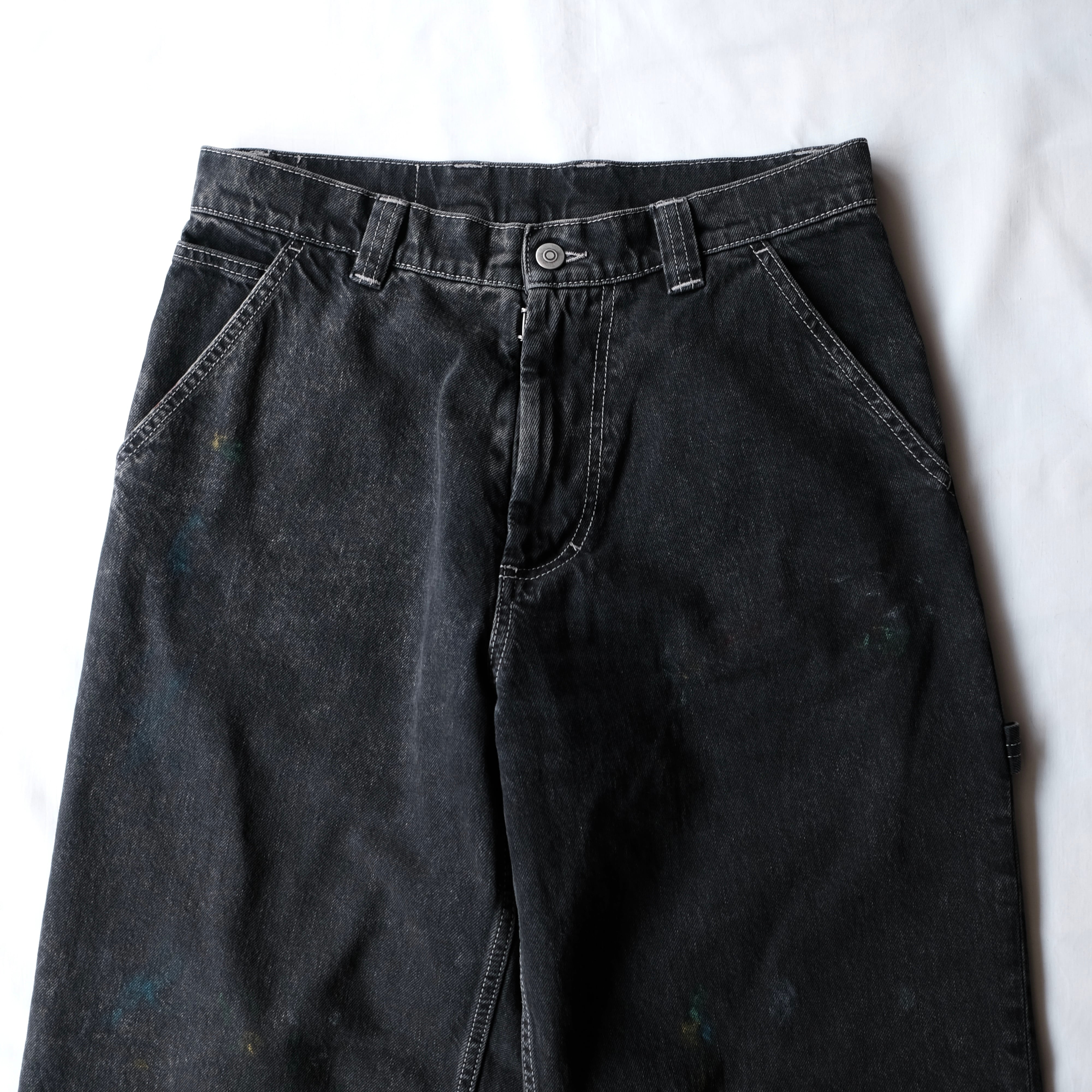 22aw Maison Margilea ブラックデニム ペインターパンツ 【公式通販】