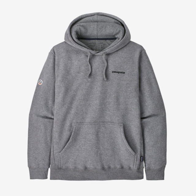 patagonia  FITZ ROY ICON UPRISAL HOODY Gravel Heather