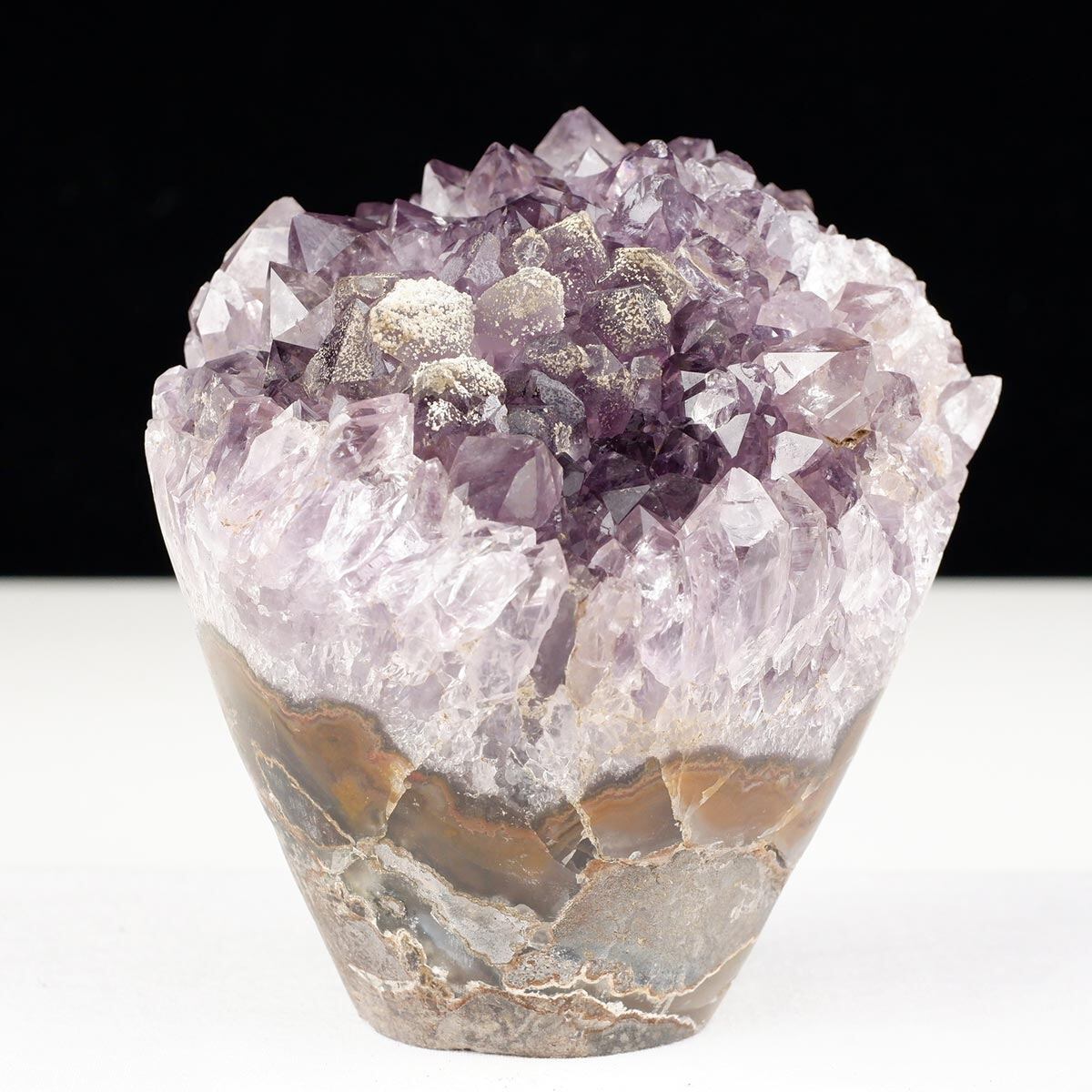 1.1Kg アメジスト クラスター アメジスト 原石 ウルグアイ産 花型 フラワー amethyst 一点物 282-746