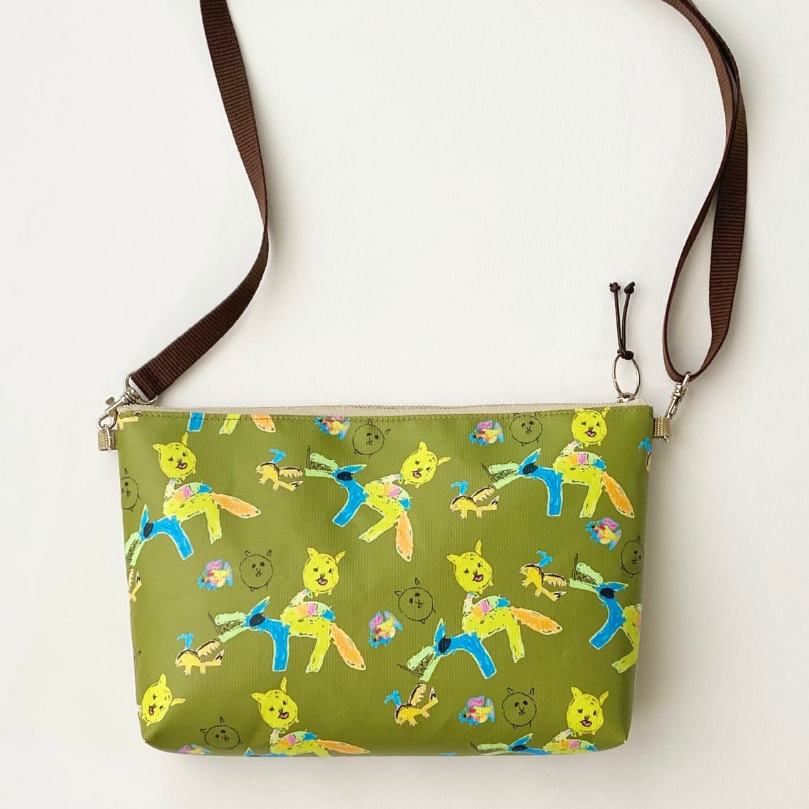 2WAYサコッシュポーチ◇撥水軽量素材 | リトルピカソ ｜子どもの絵で