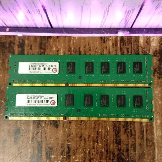 8GB DDR3 1600 2枚set 〜2〜