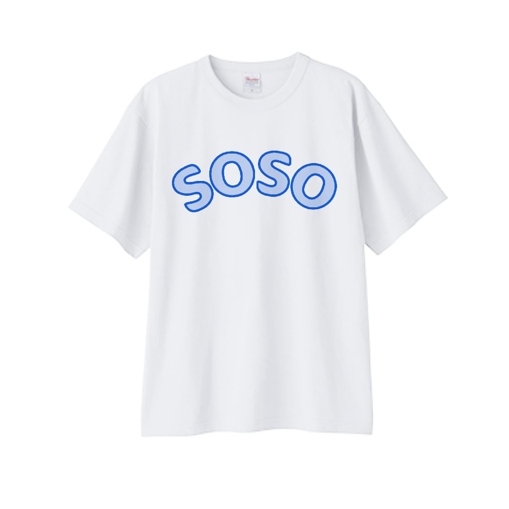 SOSO ワイドフォルムTシャツ o-008