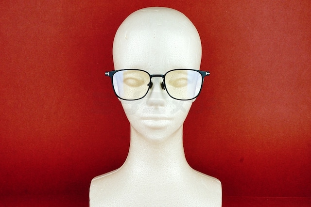 【益若つばささん着用】TOM FORD ブルーライトカット TF5923-K-B 001 ウェリントン メンズ レディース アジアンフィット メガネ トムフォード-5枚目