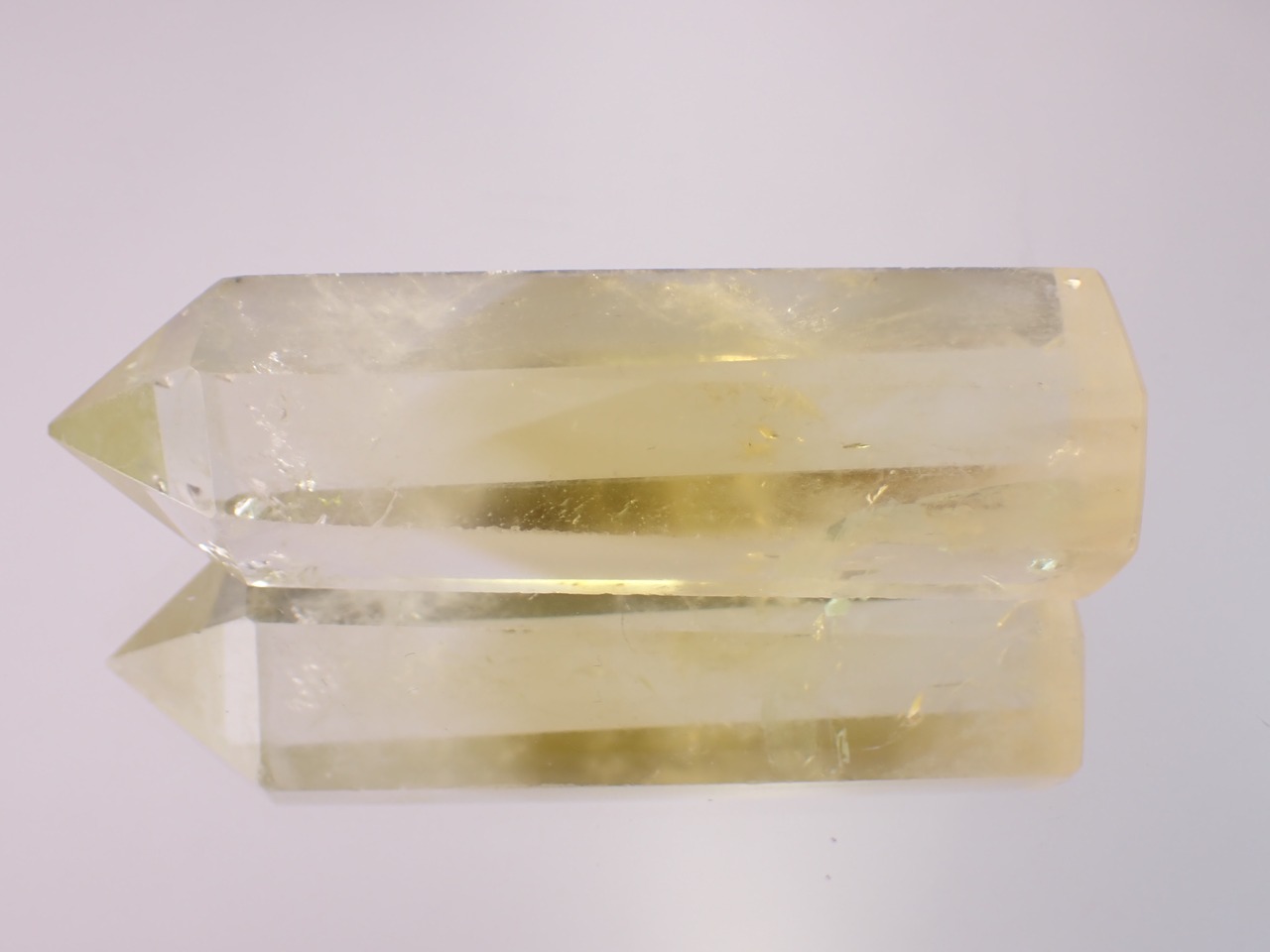 レモンクォーツ　オベリスク/シングルポイント　39.8g　[D2-11]