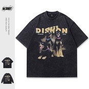 VINTAGE ストリート かわいい子犬 Tシャツ T1448