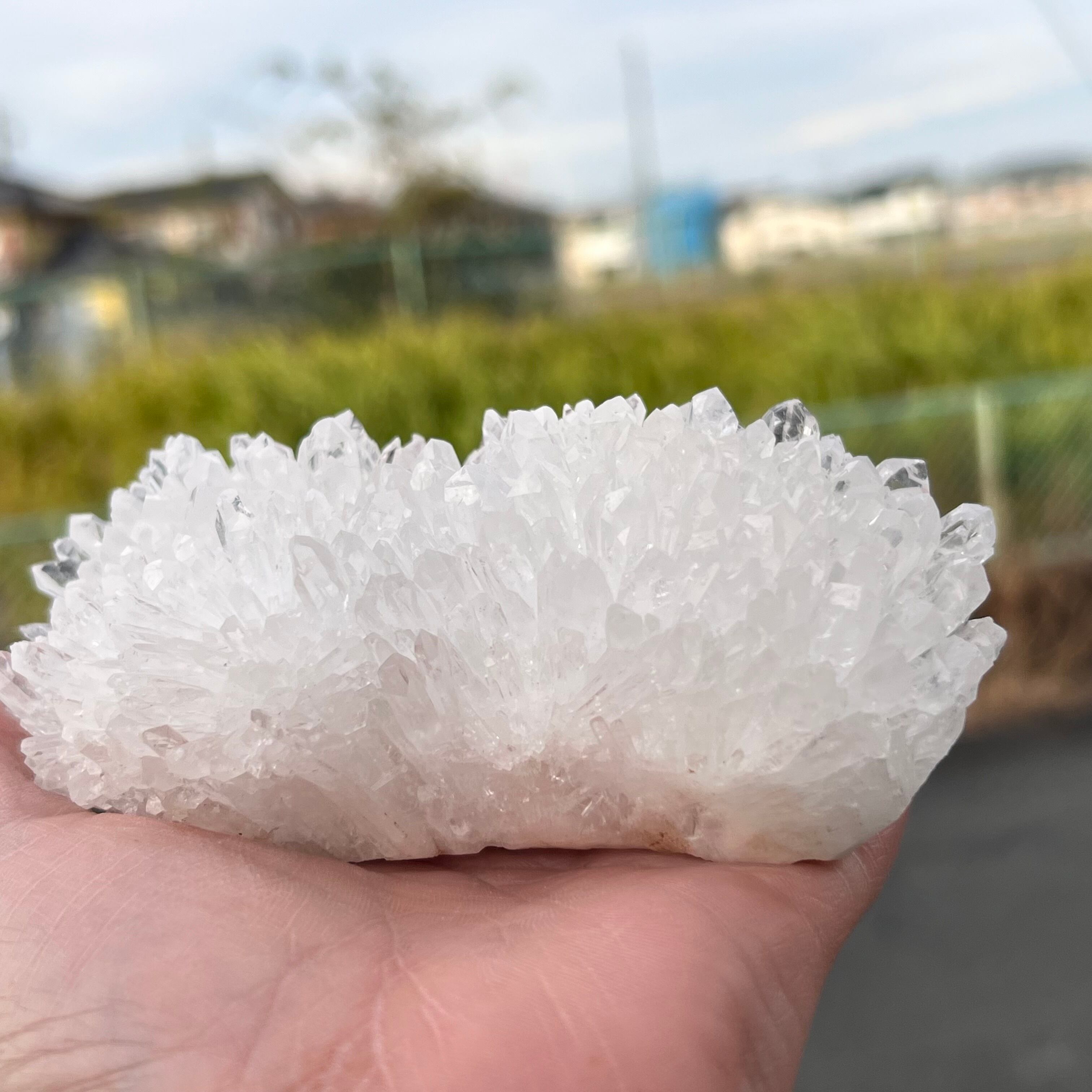 【美品✨四川省 水晶クラスター 436g ㉖】❤︎送料無料❤︎天然石 パワーストーン