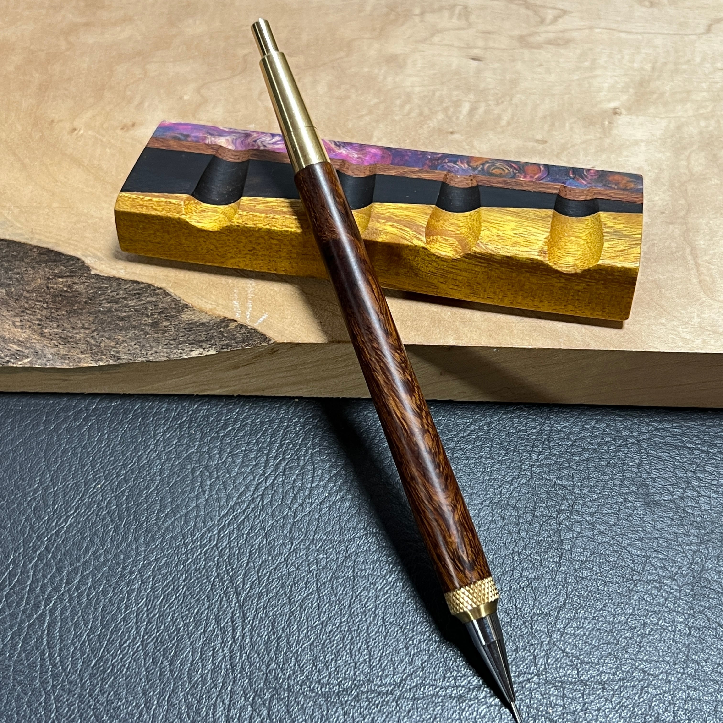 63オバンコール PG-5用木軸 Rタイプローレット 真鍮 | handwood 63オバンコール PG-5用木軸 Rタイプローレット 真鍮 | handwood