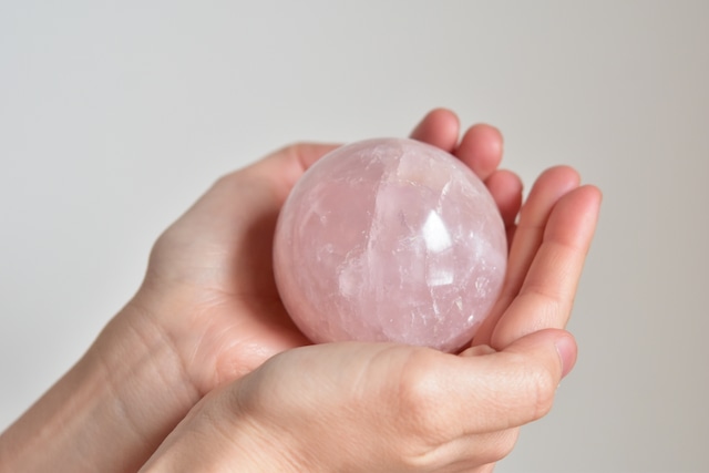 Rose quartz sphere - ローズクオーツ